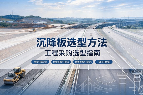 潜山沉降板选择方法
