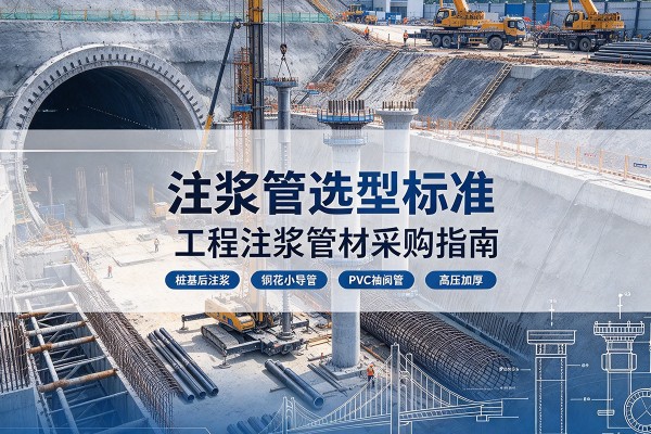 潜山注浆管选型标准