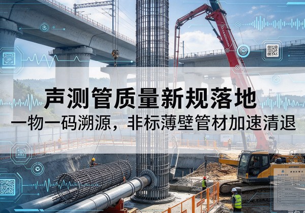 潜山声测管质量新规落地，一物一码溯源，非标薄壁管材加速清退
