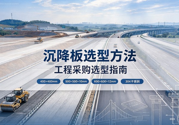 潜山沉降板选择方法